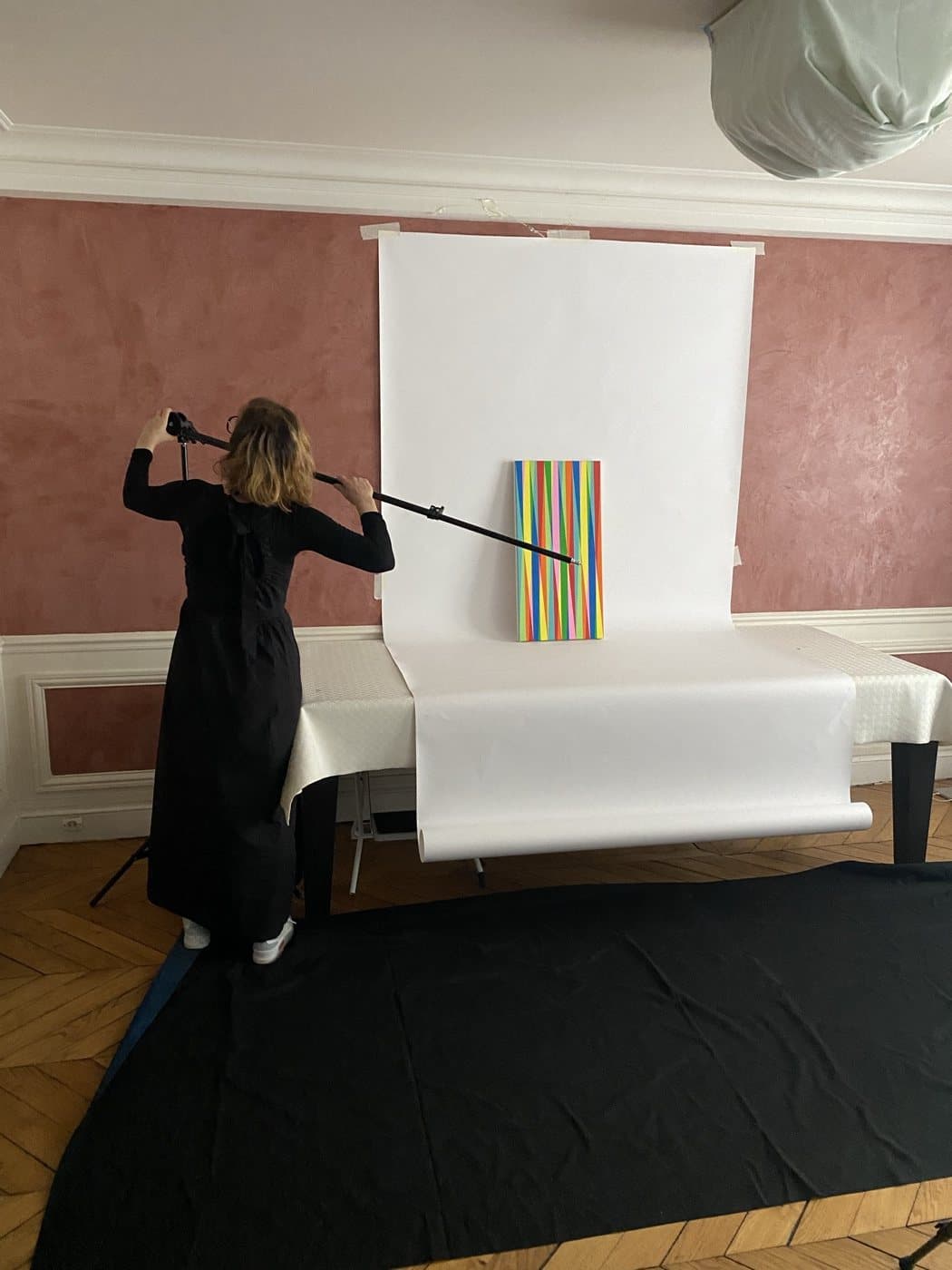 Séance photographique des œuvres, vue 1