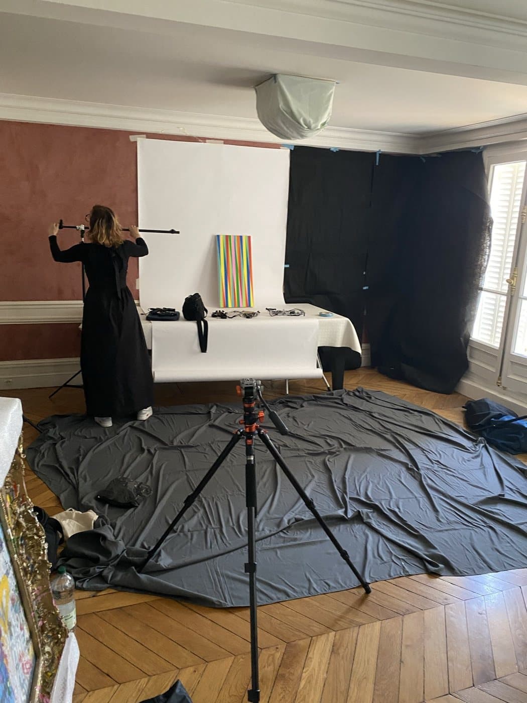 Séance photographique des œuvres, vue 2