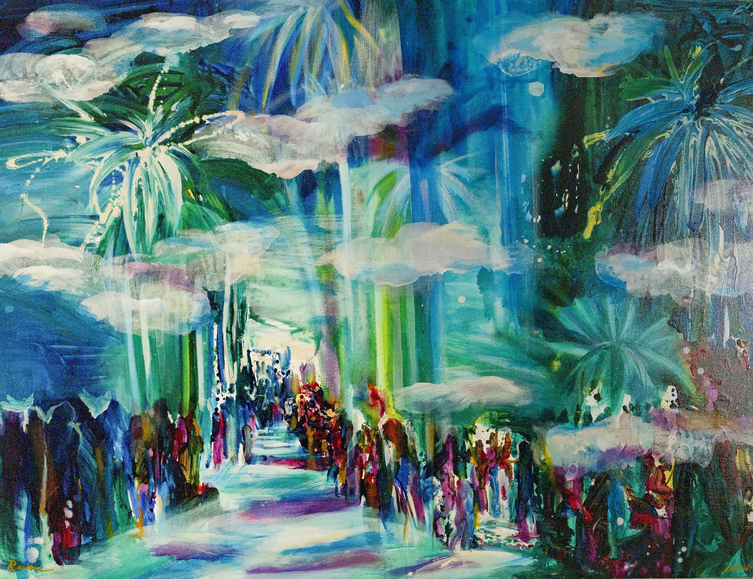 Yam Suf Clouds, œuvre de Yoram Raanan