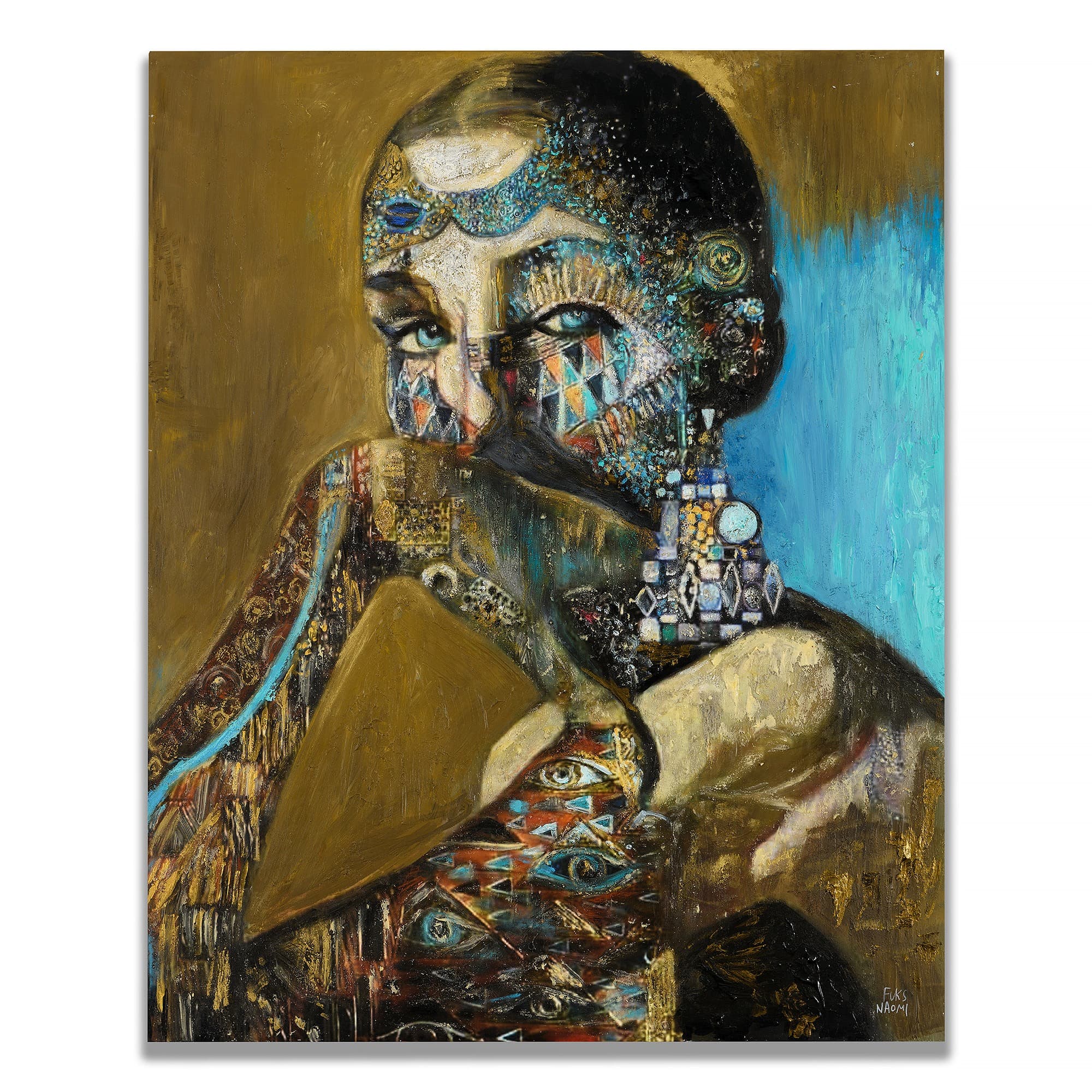 Golden Blue Horizon, œuvre de Naomi Fuks