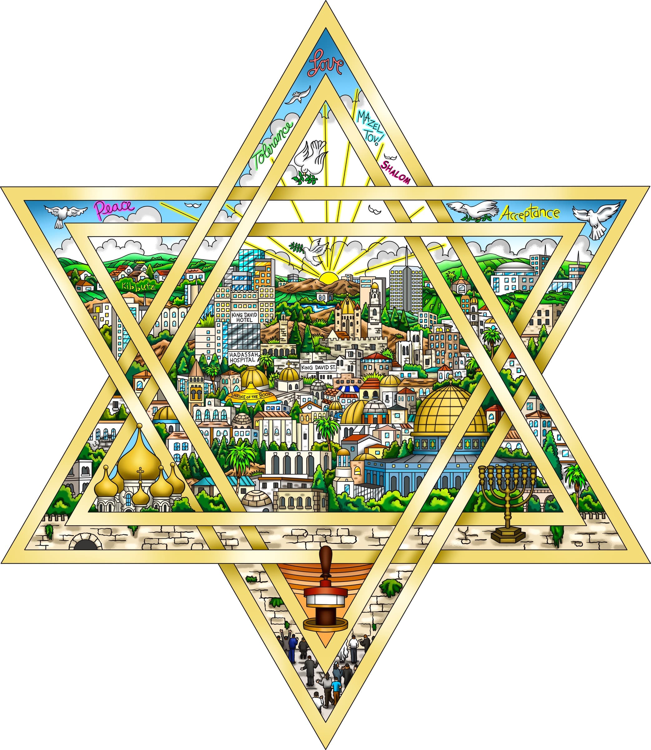 A Star of Serenity, œuvre de Charles Fazzino
