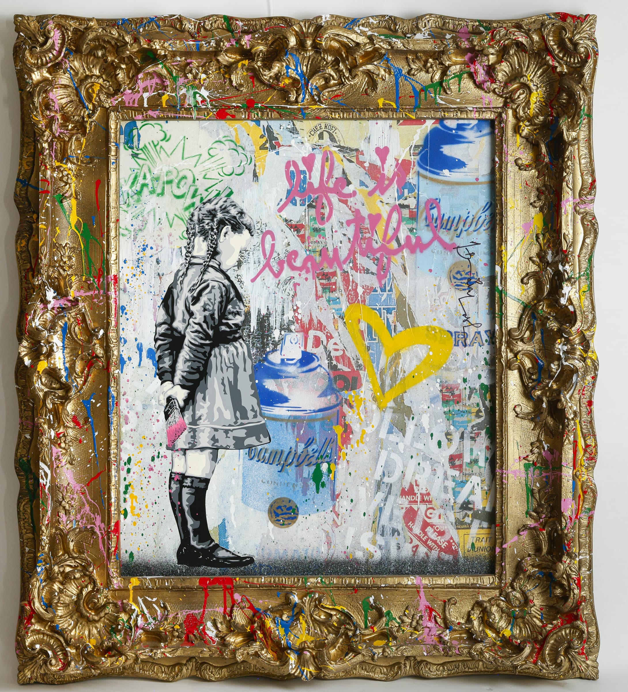 Artist Within, 2023, œuvre de Mr Brainwash