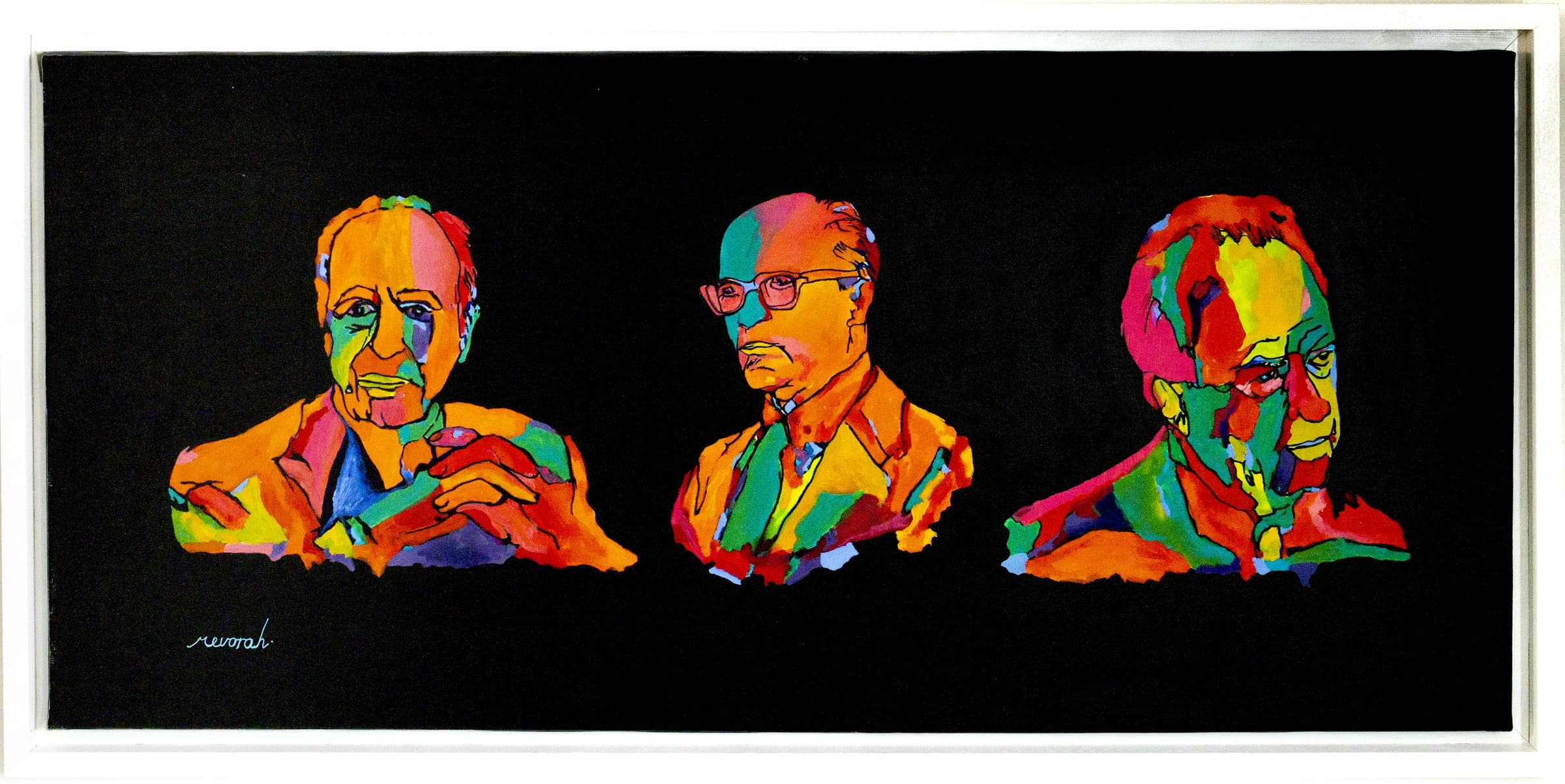 The Peace Heroes: Three Nobel Prizes, œuvre de Itzik Mevorah