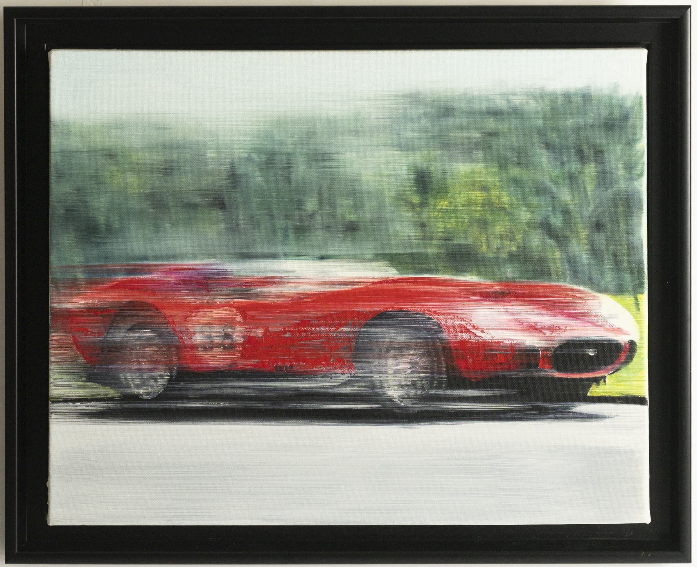 Red Ferrari 2025, œuvre de Alison Van Pelt