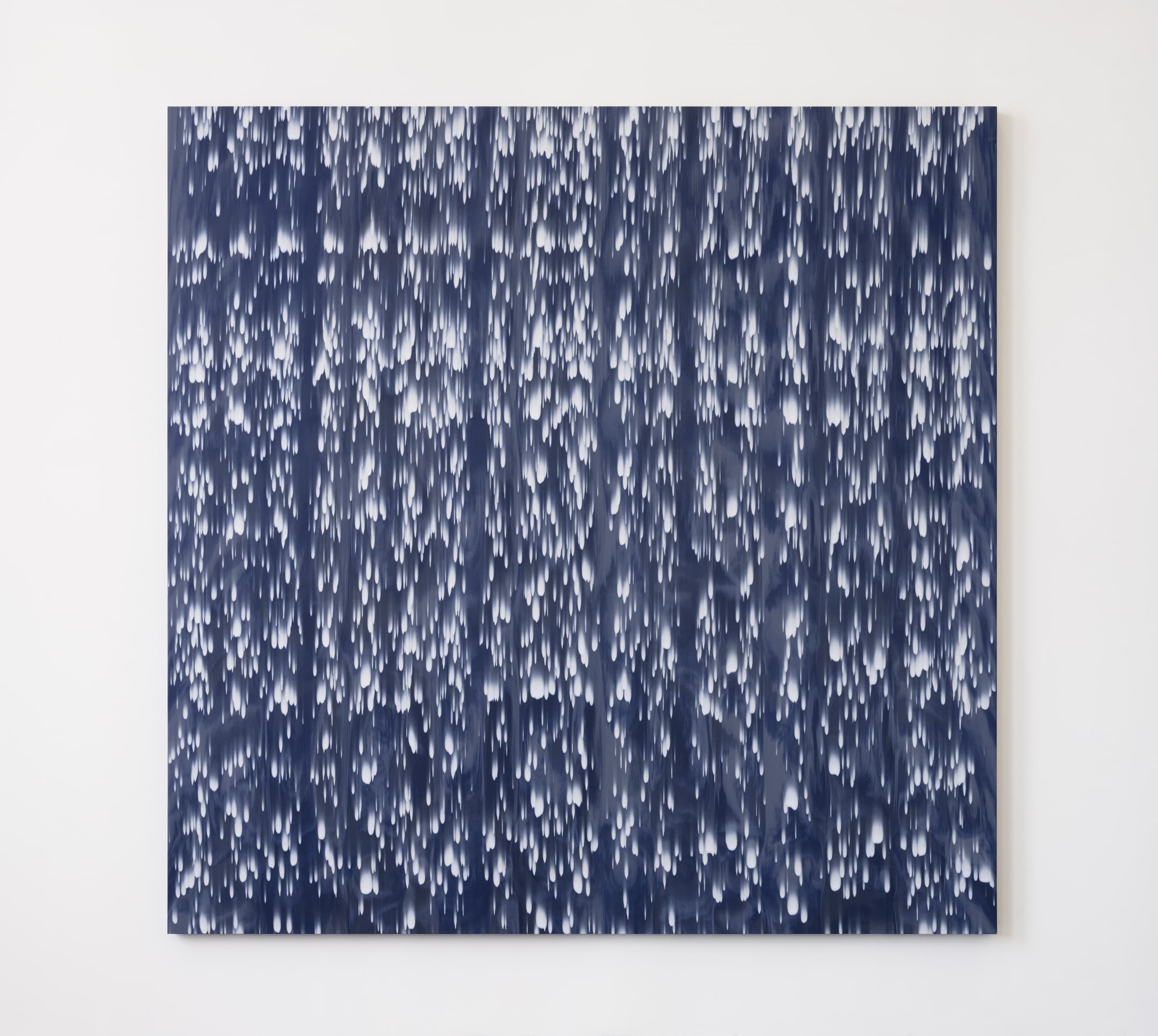 White over Navy and Gray, œuvre de Stanley Casselman
