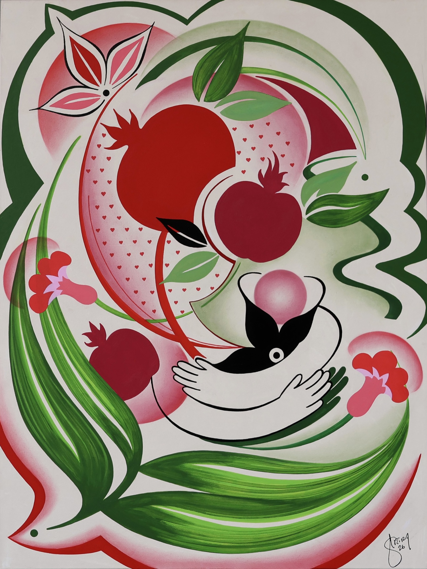 Of Peace and Pomegranates, œuvre de Sarira Sayad
