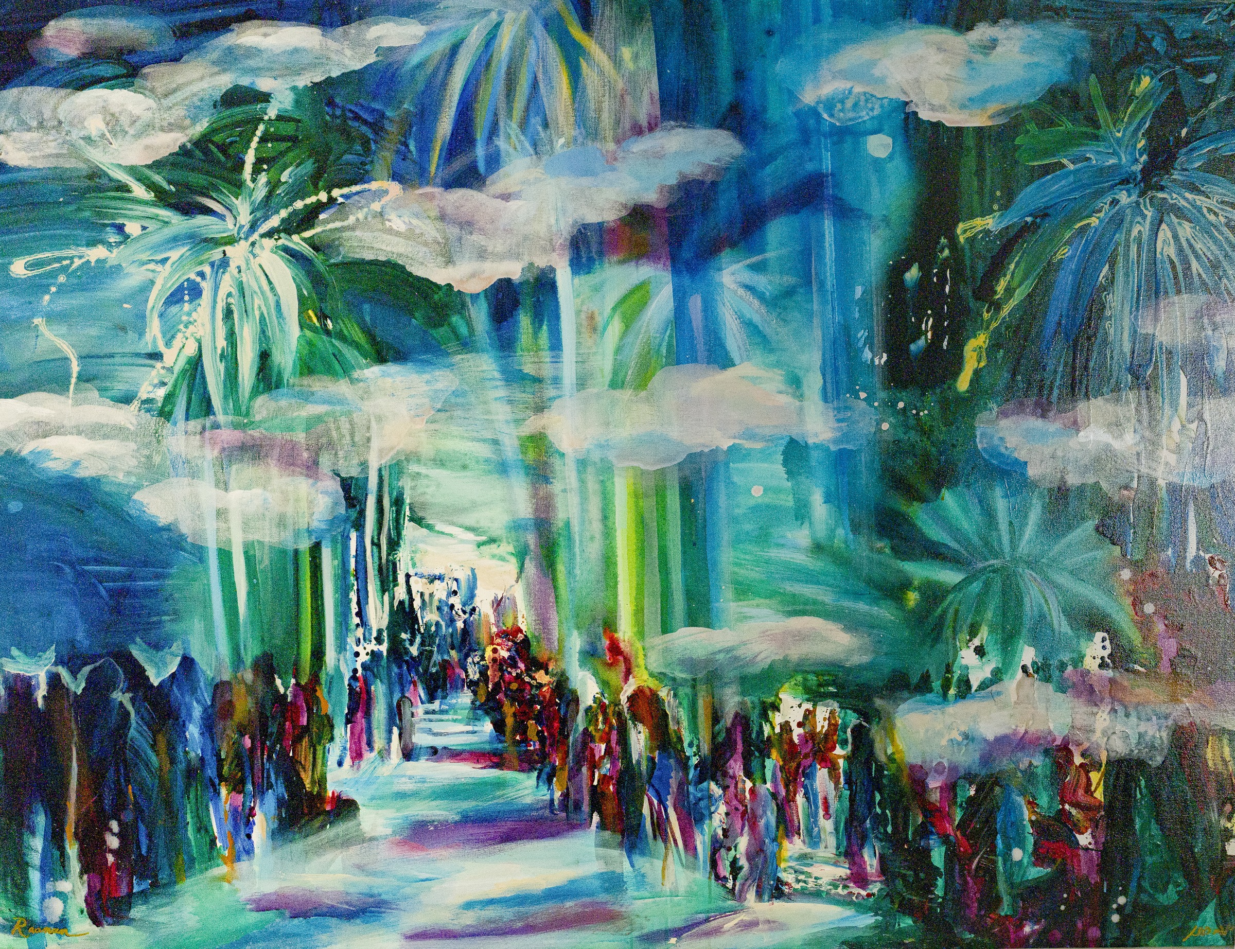 Yam Suf Clouds, œuvre de Yoram Raanan