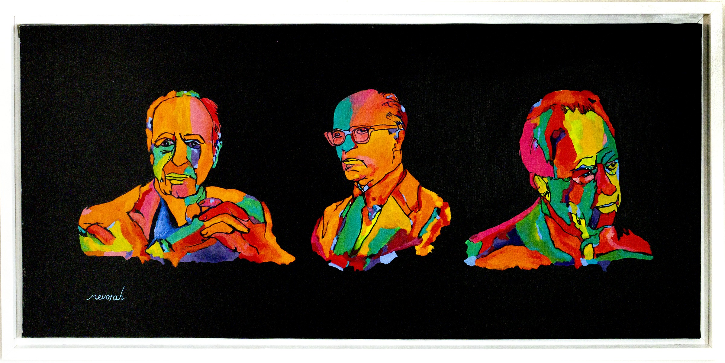 The Peace Heroes: Three Nobel Prizes, œuvre de Itzik Mevorah