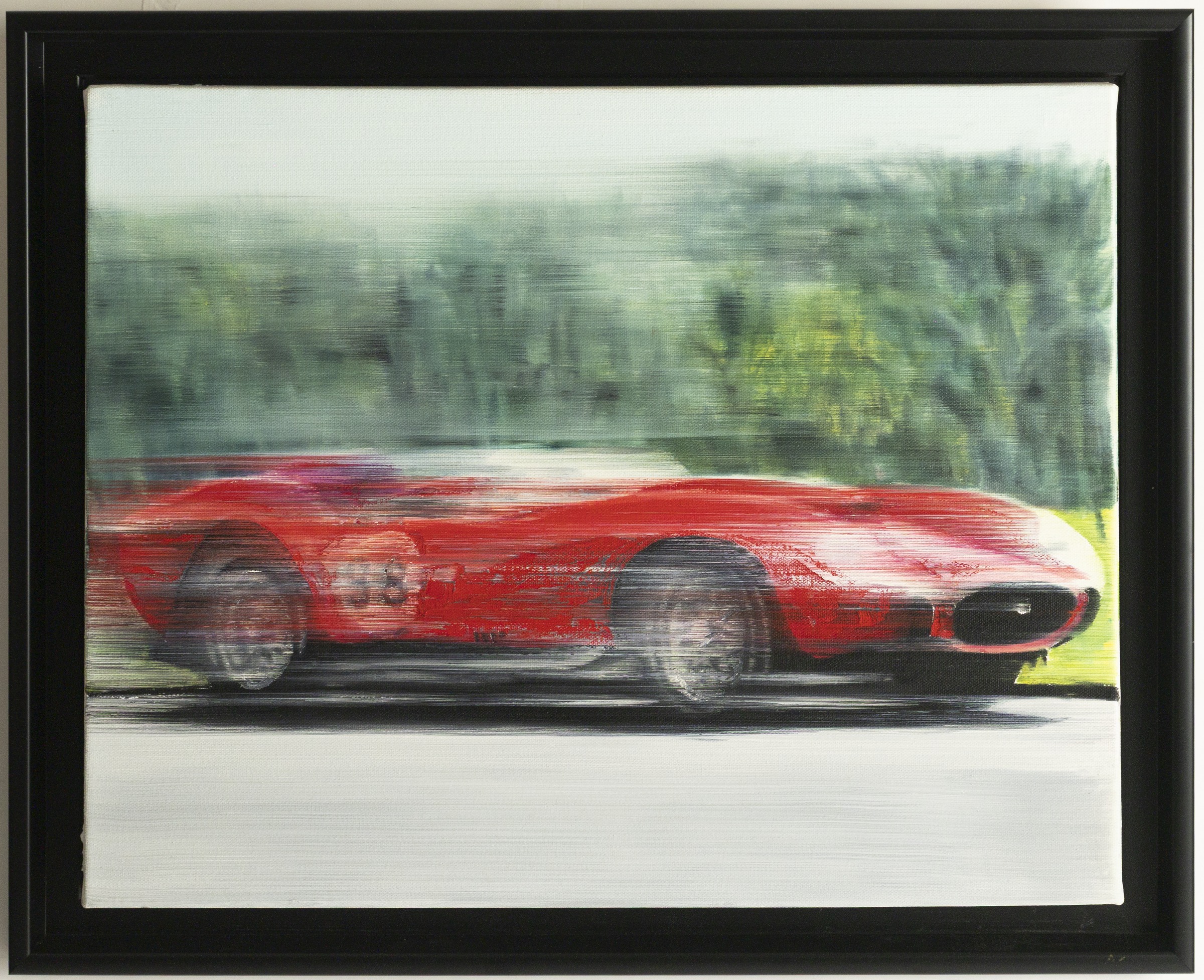 Red Ferrari 2025, œuvre de Alison Van Pelt